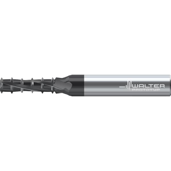 Solid Carbide Thread Milling Cutter, Cylindrical Shank, Coolant Style